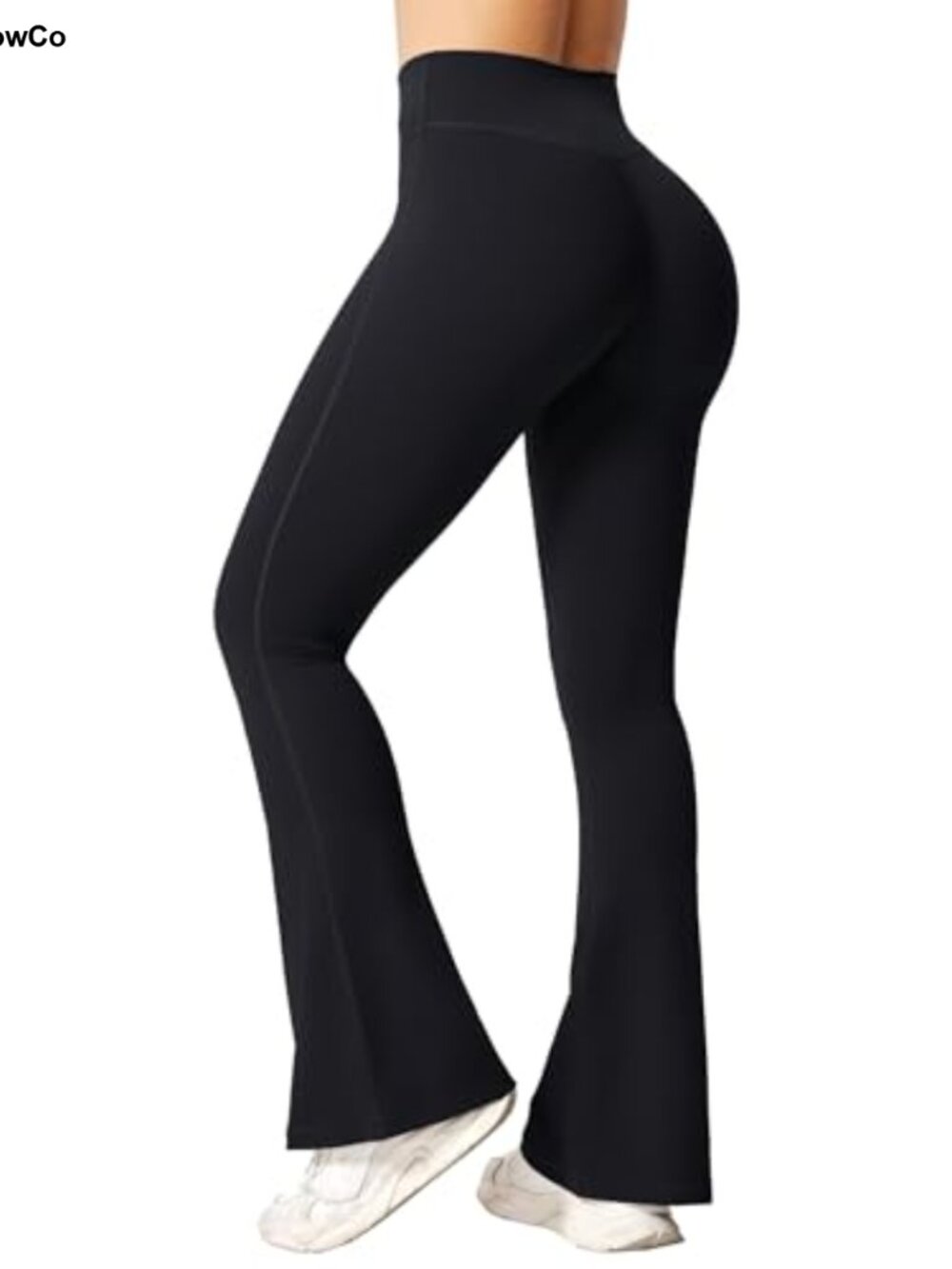 Women's Flare Yoga Pants with Pockets Crossover High Waisted Bootcut Leggings